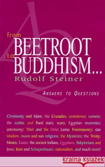 From Beetroot to Buddhism: Answers to Questions Rudolf Steiner 9781855840621 Rudolf Steiner Press - książka