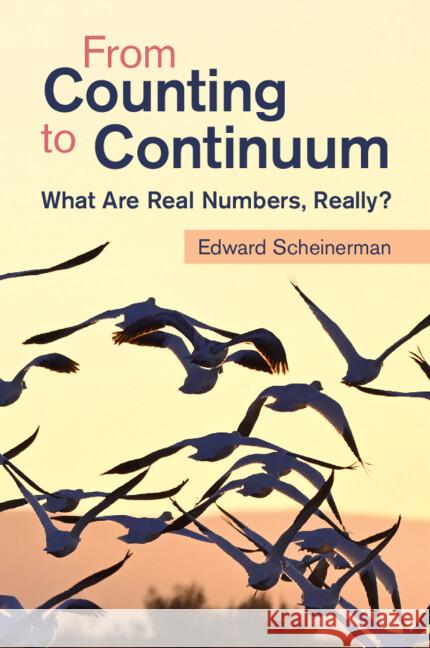 From Counting to Continuum: What Are Real Numbers, Really? Edward Scheinerman 9781009538671 Cambridge University Press - książka