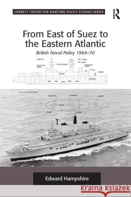 From East of Suez to the Eastern Atlantic: British Naval Policy 1964-70 Edward Hampshire 9781138271340 Routledge - książka