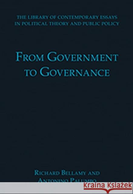 From Government to Governance Richard Bellamy Antonino Palumbo  9780754628033 Ashgate Publishing Limited - książka