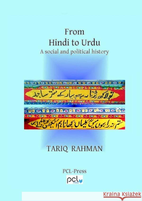 From Hindu to Urdu. A social and political history Rahman, Tariq 9783753164854 epubli - książka