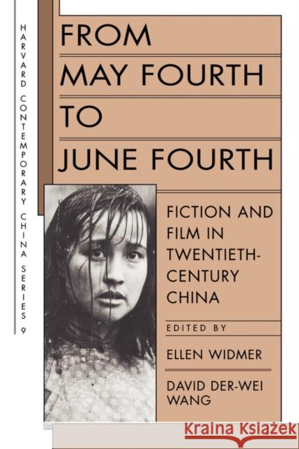 From May Fourth to P Widmer, Ellen 9780674325029 Harvard University Press - książka