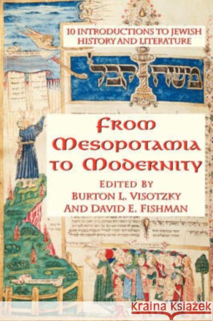 From Mesopotamia To Modernity : Ten Introductions To Jewish History And Literature Burton L. Visotzky 9780813367170 Westview Press - książka