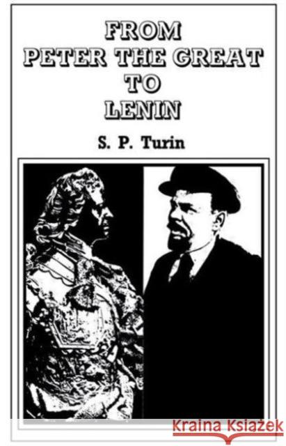 From Peter the Great to Lenin: History of Russian Labour Movement with Special Reference to Trade Unionism Turin, S. P. 9780415760430 Routledge - książka
