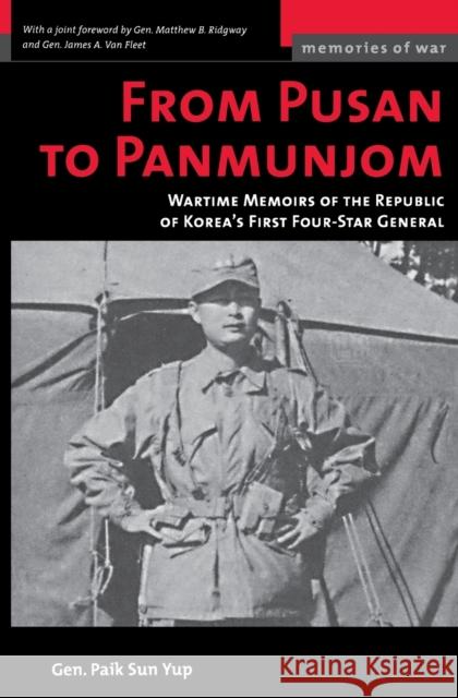 From Pusan to Panmunjon Sun Yup, Paik 9781574887433 Potomac Books - książka