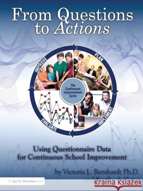 From Questions to Actions: Using Questionnaire Data for Continuous School Improvement Bernhardt, Victoria 9781596671225 Eye on Education, - książka