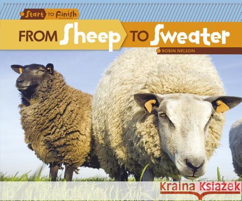 From Sheep to Sweater Robin Nelson 9780761385752 Lerner Classroom - książka