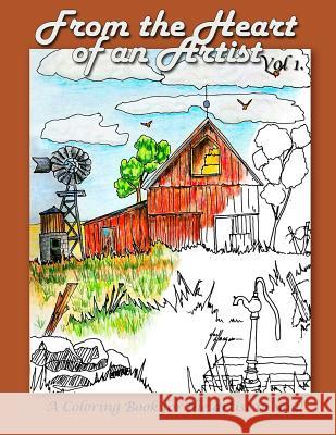From the Heart of an Artist: A Coloring book for the artist in you! Glasgow, Kandis 9781544080789 Createspace Independent Publishing Platform - książka