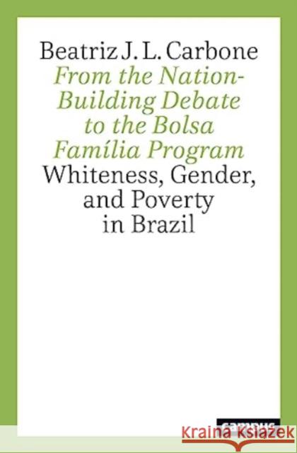 From the Nation-Building Debate to the Bolsa Familia Program Beatriz Junqueira Lage Carbone 9783593517834 Campus Verlag - książka