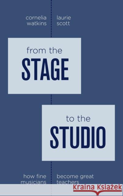 From the Stage to the Studio Scott 9780199740529 Oxford University Press, USA - książka