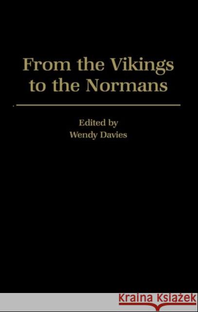 From the Vikings to the Normans  9780198700500 OXFORD UNIVERSITY PRESS - książka