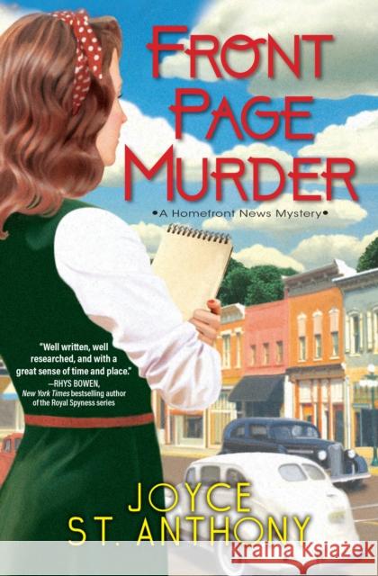 Front Page Murder Joyce S 9781643858982 Crooked Lane Books - książka