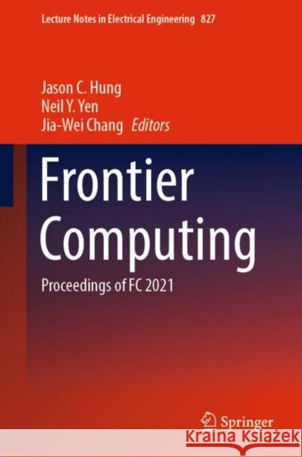 Frontier Computing  9789811680519 Springer Nature Singapore - książka