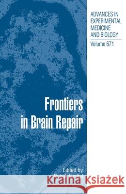 Frontiers in Brain Repair Rahul Jandial 9781461425762 Springer - książka