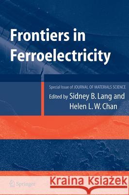Frontiers of Ferroelectricity: A Special Issue of the Journal of Materials Science Lang, Sidney B. 9780387380377 Springer - książka