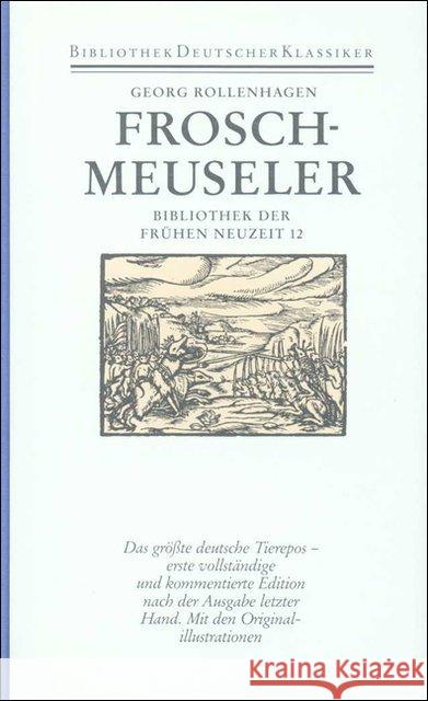 Froschmeuseler Rollenhagen, Georg Peil, Dietmar  9783618664208 Deutscher Klassiker Verlag - książka