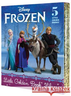 Frozen Little Golden Book Library (Disney Frozen): Frozen; A New Reindeer Friend; Olaf's Perfect Day; The Best Birthday Ever; Olaf Waits for Spring Various 9780736439145 Random House Disney - książka