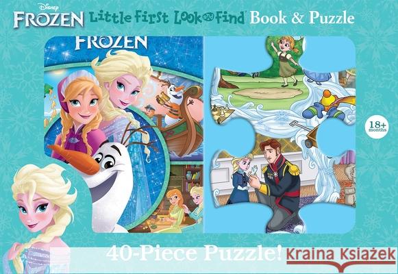 Frozen Little My First Look & Find Shaped Puzzle P I Kids 9781503755901 Phoenix International Publications, Incorpora - książka