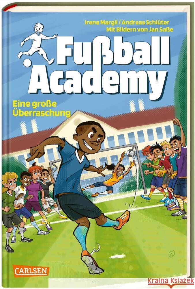 Fußball Academy 3: Eine große Überraschung Margil, Irene, Schlüter, Andreas 9783551652089 Carlsen - książka