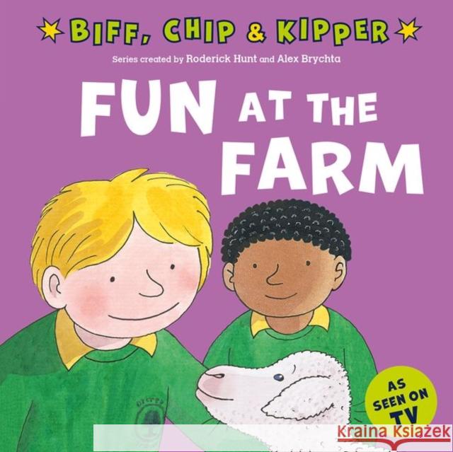 Fun at the Farm (First Experiences with Biff, Chip & Kipper) RODERICK HUNT 9780192785411 Oxford University Press - książka