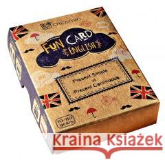 Fun Card English Present Simple Present Continuous  9788366122925 Creativo - książka