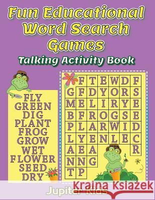 Fun Educational Word Search Games: Talking Activity Book Jupiter Kids 9781683054009 Jupiter Kids - książka