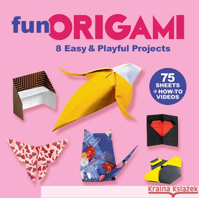 Fun Origami: 8 Easy & Playful Projects with 75 Sheets of Origami Paper + How-to Videos Nick Robinson 9780486855639 Dover Publications - książka