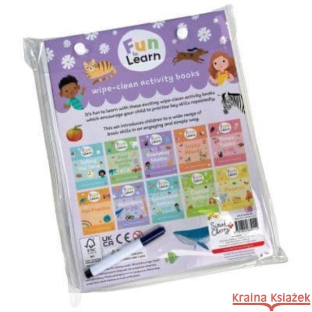 Fun to Learn Wipe Clean Set Sweet Cherry Publishing 9781802634112 Sweet Cherry Publishing - książka