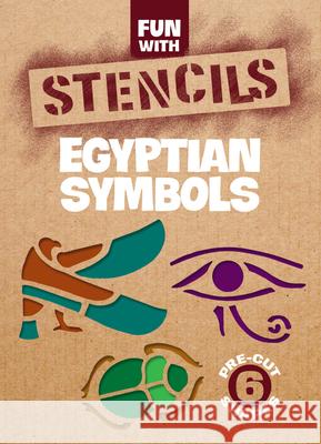 Fun with Stencils: Egyptian Symbols  9780486431093 Dover Publications - książka