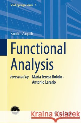 Functional Analysis Zagatti (deceased), Sandro 9783032244741 Springer - książka