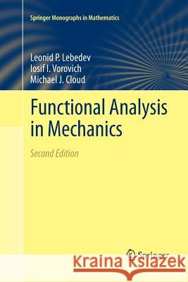 Functional Analysis in Mechanics  9781489997562 Not Avail - książka