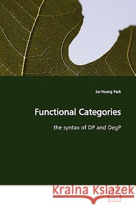 Functional Categories So-Young Park 9783639129434 VDM Verlag - książka