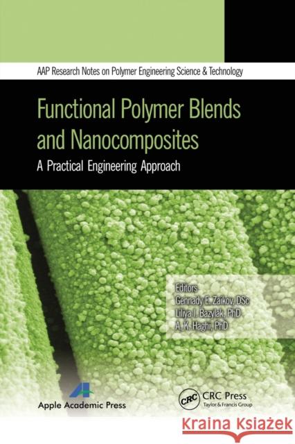 Functional Polymer Blends and Nanocomposites: A Practical Engineering Approach Gennady E. Zaikov Liliya I. Bazylyak A. K. Haghi 9781774633243 Apple Academic Press - książka
