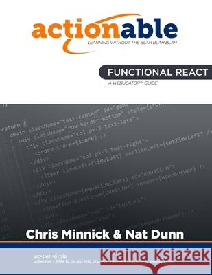 Functional React Nat Dunn Chris Minnick 9781951959036 Webucator - książka