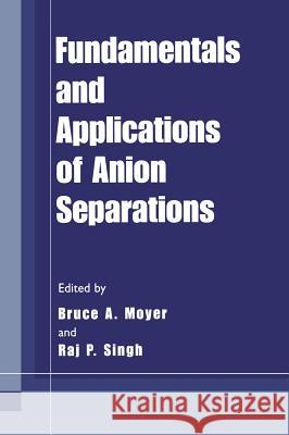 Fundamentals and Applications of Anion Separations  9780306479113 KLUWER ACADEMIC PUBLISHERS GROUP - książka