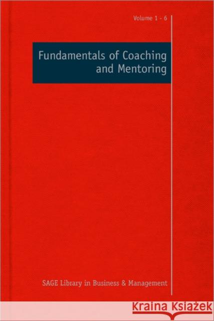 Fundamentals of Coaching and Mentoring Bob Garvey   9781446266786 SAGE Publications Ltd - książka