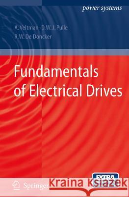 fundamentals of electrical drives  Veltman, André 9781402055034 Springer - książka