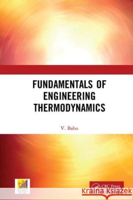Fundamentals of Engineering Thermodynamics V. Babu 9781032654188 Taylor & Francis Ltd - książka