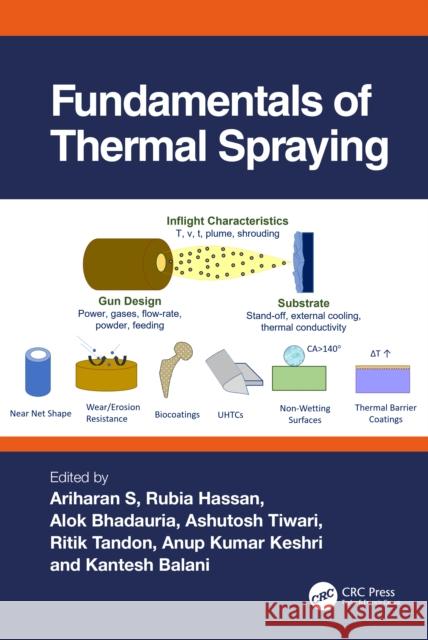 Fundamentals of Thermal Spraying Ariharan S Rubia Hassan Alok Bhadauria 9781032344027 CRC Press - książka