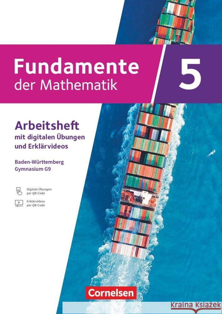 Fundamente der Mathematik - Baden-Württemberg - G9 ab 2025 - 5. Schuljahr  9783060407644 Cornelsen Verlag - książka