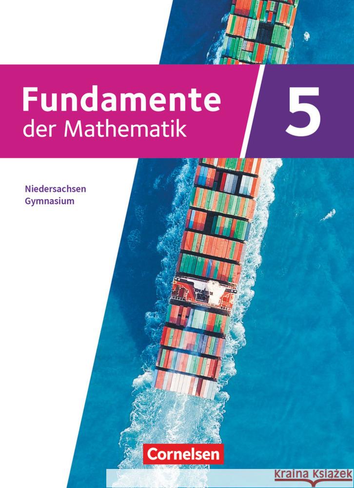 Fundamente der Mathematik - Niedersachsen - ab 2024 - 5. Schuljahr  9783060406456 Cornelsen Verlag - książka