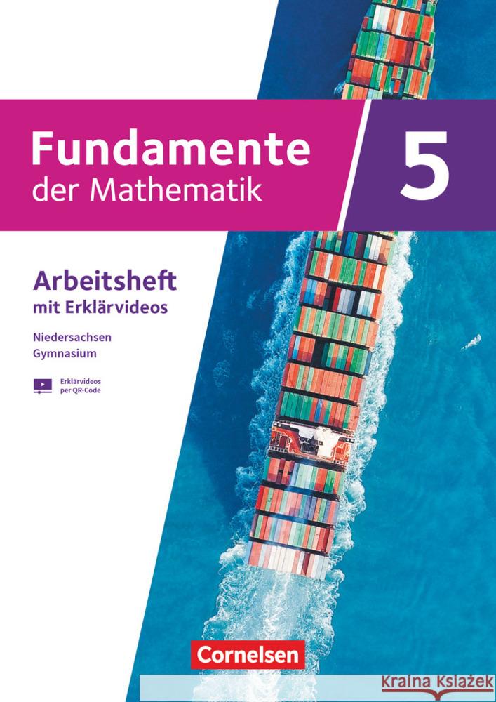 Fundamente der Mathematik - Niedersachsen - ab 2024 - 5. Schuljahr  9783060406470 Cornelsen Verlag - książka