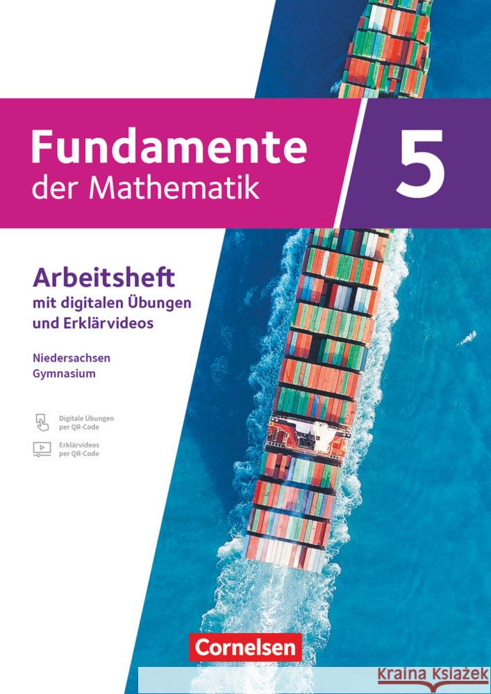 Fundamente der Mathematik - Niedersachsen - ab 2024 - 5. Schuljahr  9783060407484 Cornelsen Verlag - książka