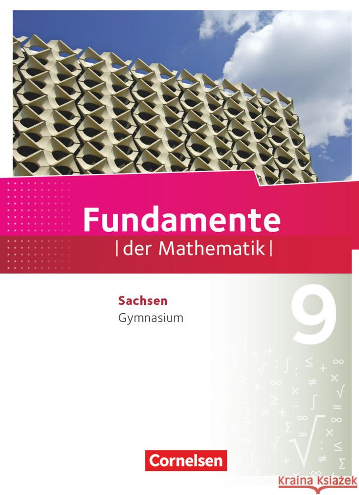 Fundamente der Mathematik - Sachsen - 9. Schuljahr  9783060031214 Cornelsen Verlag - książka