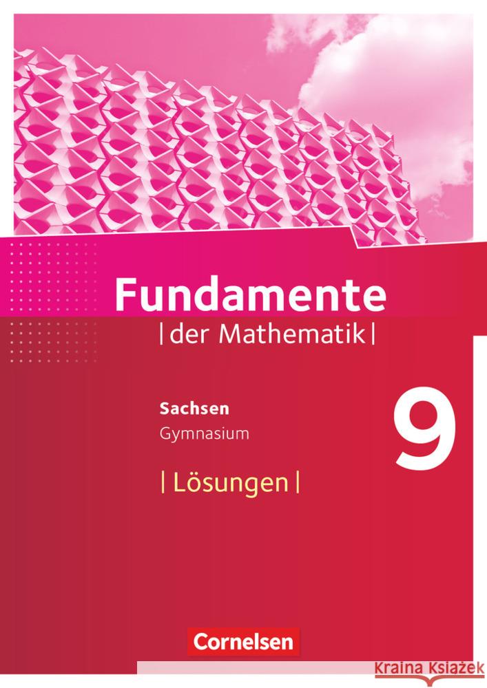 Fundamente der Mathematik - Sachsen - 9. Schuljahr  9783060031399 Cornelsen Verlag - książka
