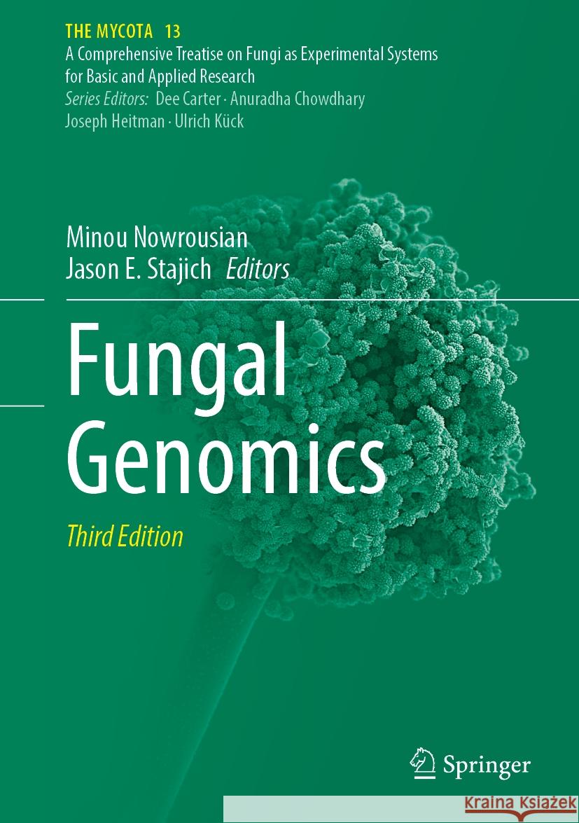Fungal Genomics Minou Nowrousian Jason E. Stajich 9783031756658 Springer - książka
