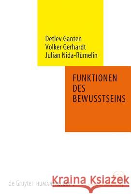 Funktionen des Bewusstseins Ganten, Detlev 9783110191073 Walter de Gruyter - książka