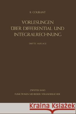 Funktionen Mehrerer Veränderlicher Richard Courant 9783662358764 Springer - książka