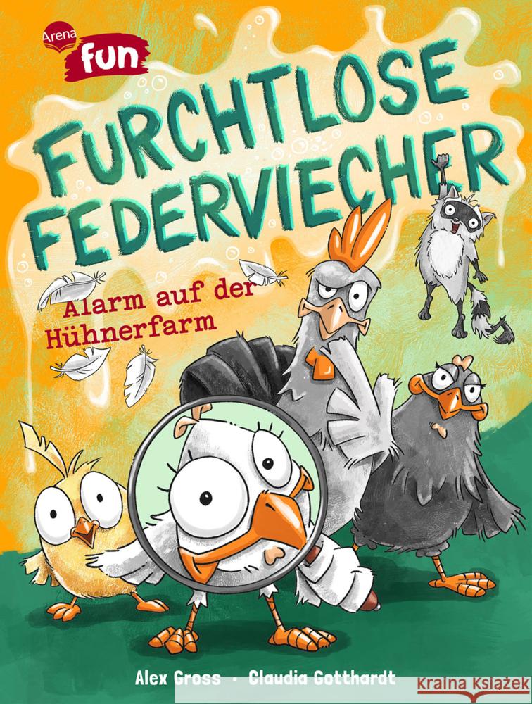 Furchtlose Federviecher (1). Alarm auf der Hühnerfarm Gross, Alex 9783401607412 Arena - książka