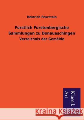 Furstlich Furstenbergische Sammlungen Zu Donaueschingen Heinrich Feurstein 9783954912063 Salzwasser-Verlag Gmbh - książka